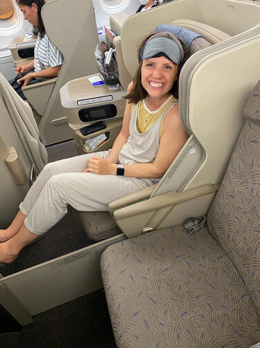 Flying Asiana business class from Seoul