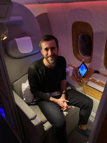 Flying 1st class in Emirates!